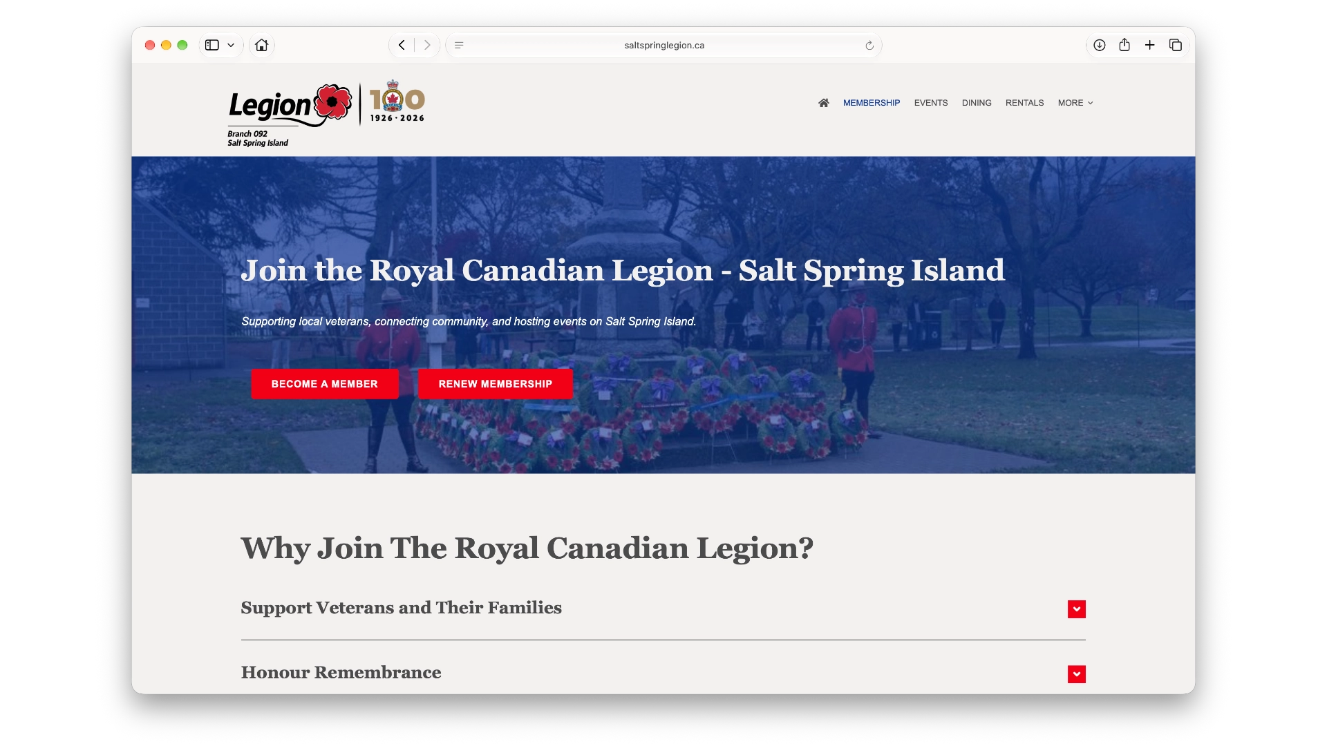 Legion Branch 92